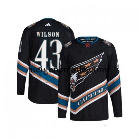 Herren Washington Capitals Eishockey Trikot Tom Wilson 43 Adidas 2022-2023 Reverse Retro Schwarz Authentic